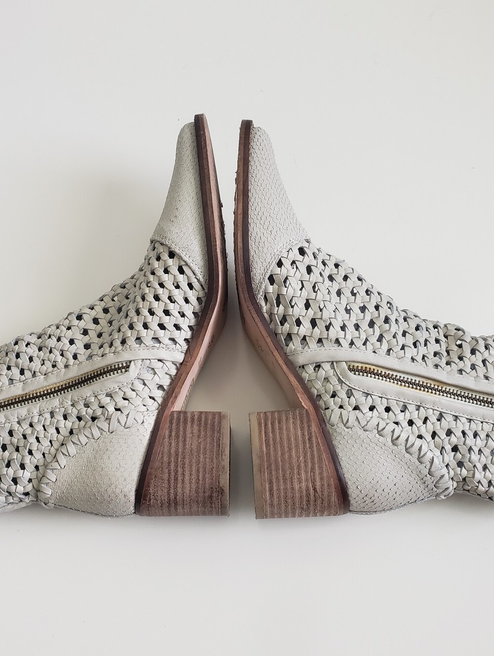 Free People In The Loop Woven Ankle Boots - Picture 7 of 8